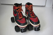 1985 AIR JORDAN BLACK/RED ROLLER SKATES