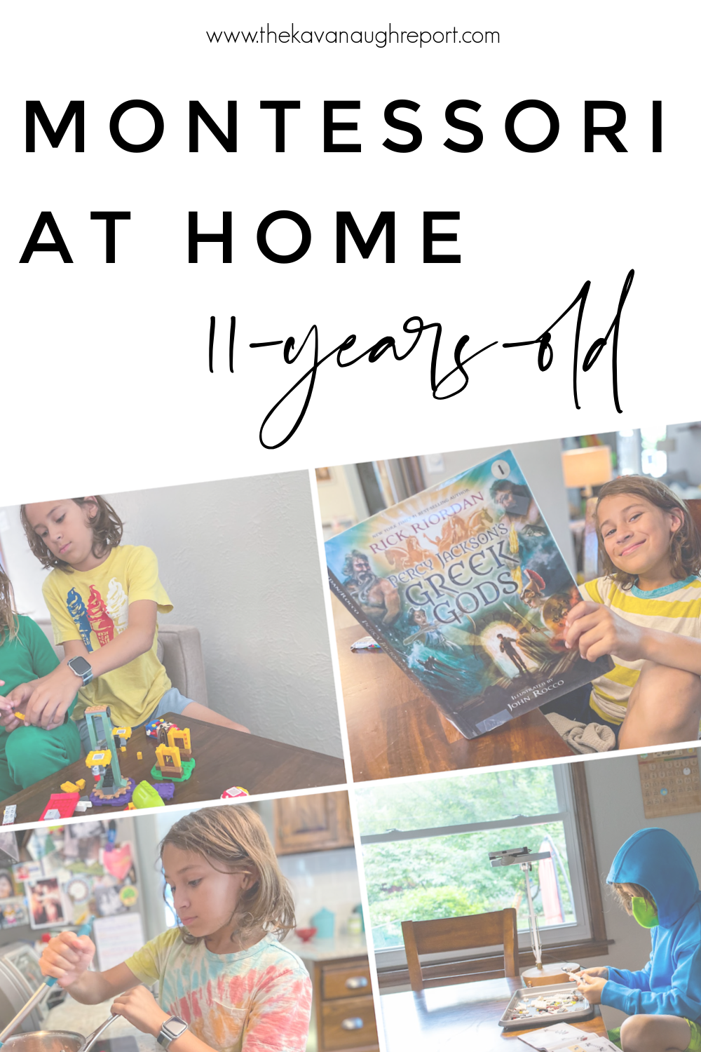 A look at our Montessori home at 11-years-old. Activities, games, and academic look at upper elementary Montessori child.
