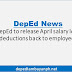 DepEd may release April salary loan deductions back to employees