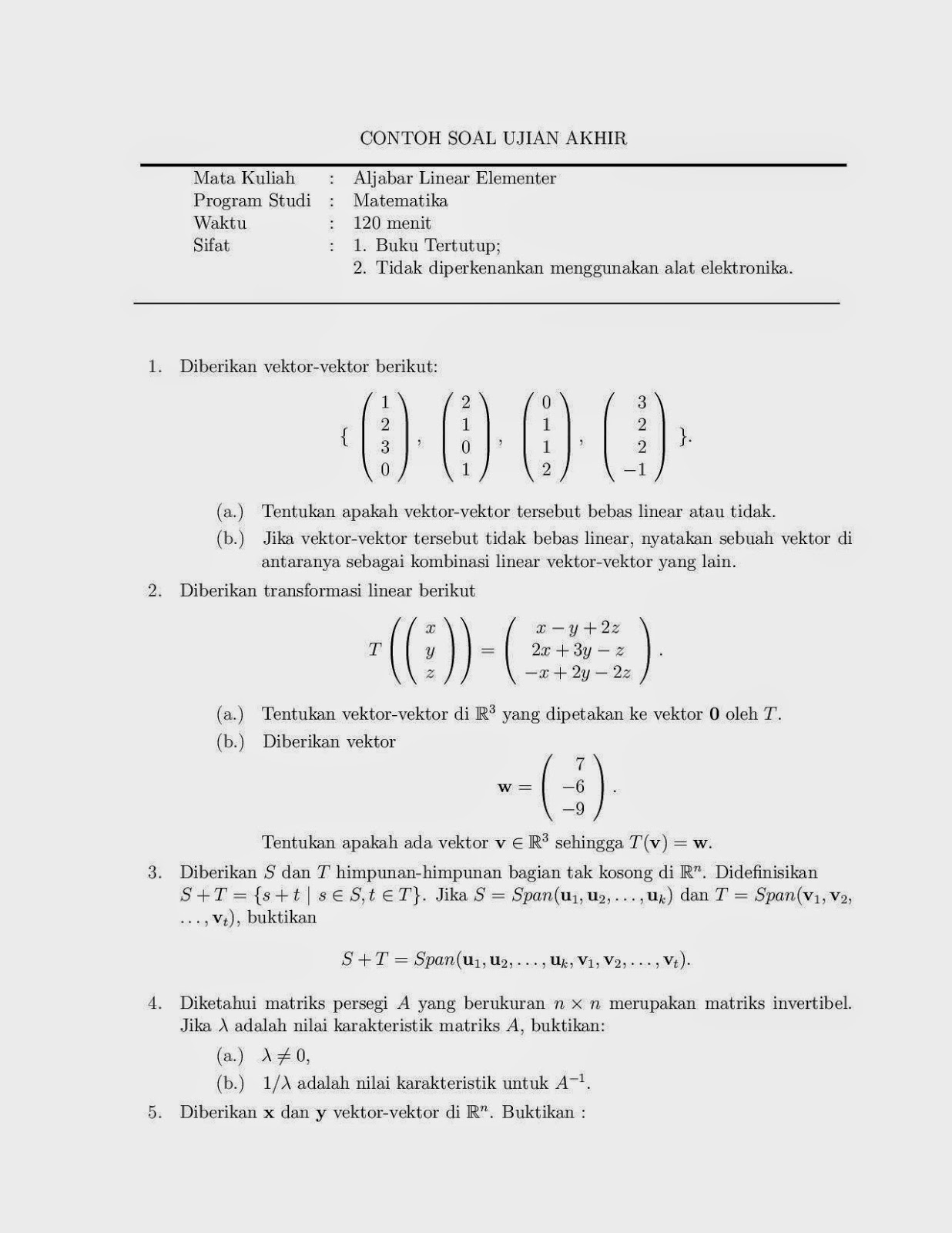 Contoh Soal Ujian Perangkat Desa Ebook Download - Contoh 