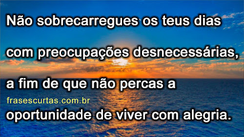 Preocupação - Frases