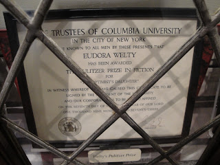 Eudora Welty's Pulitzer Prize.