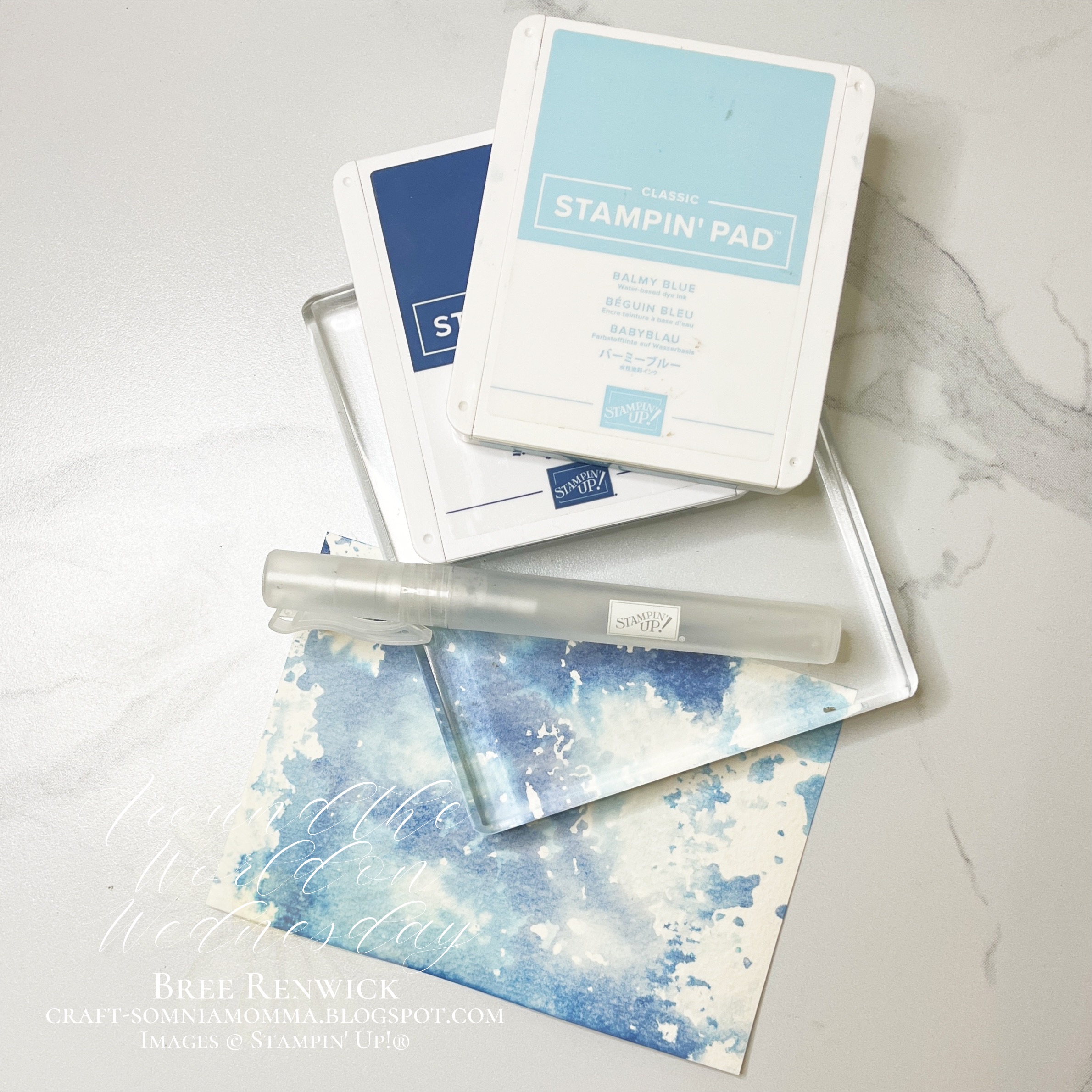 Light Blue Ink Pad, Balmy Blue Classic Pad