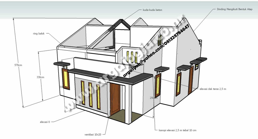 Desain Rumah Modern Minimalis  Arga Jogja Files