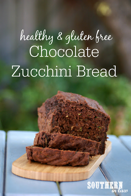 Healthy Chocolate Zucchini Bread Recipe - low fat, gluten free, clean eating recipe, refined sugar free, healthy, dairy free