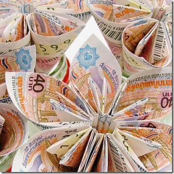 origami lottery tickets