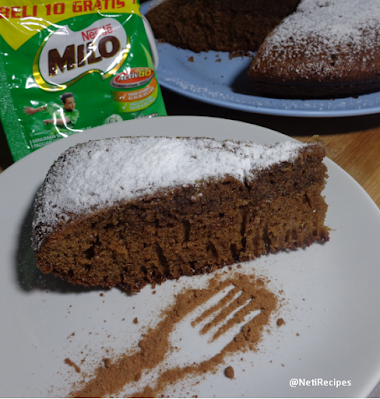 Bolu Panggang Milo Dengan Teflon