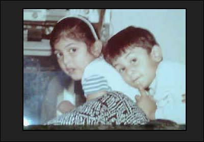 Ranbir Kapoor with Sister