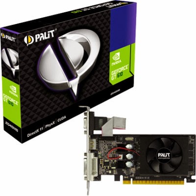 Palit NVIDIA GeForce GT 610 (2 GB DDR3) Graphics Card  Driver Download For Windows 8, 7, XP, VISTA (32/64 Bit)