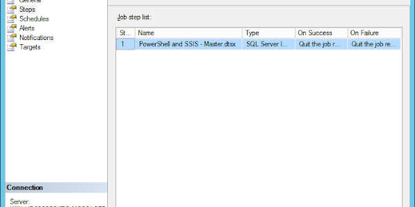 Using PowerShell to create SQL Agent Job for SSIS