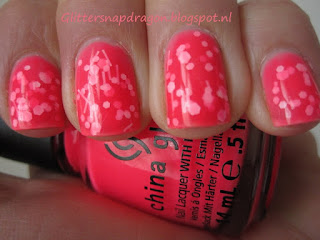 China Glaze Shell-o All That Glitters Spotty Dottie Light