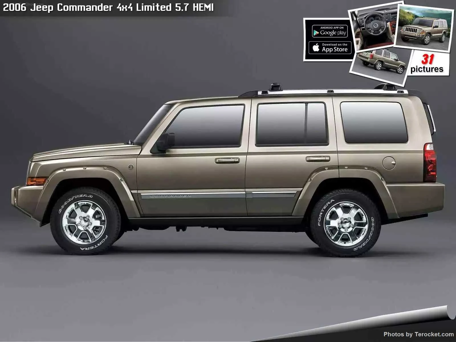 Hình ảnh xe ô tô Jeep Commander 4x4 Limited 5.7 HEMI 2006 & nội ngoại thất