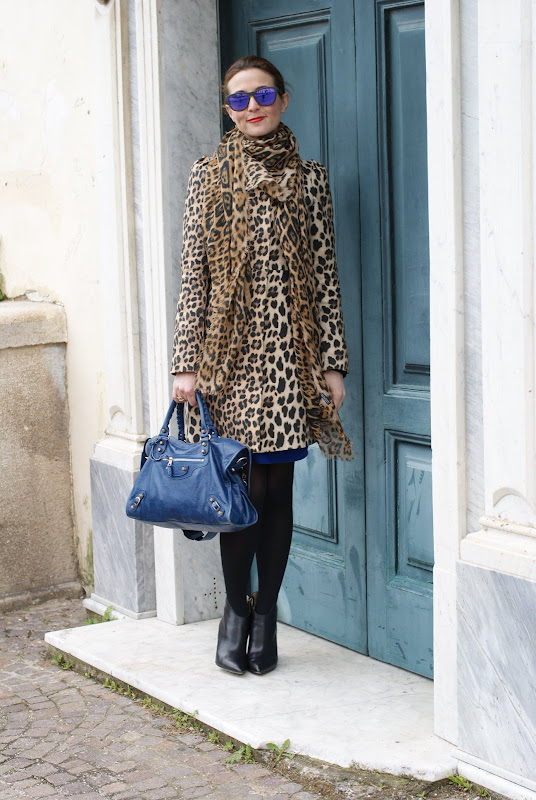 leopard print coat, Balenciaga city bag, Fashion and Cookies