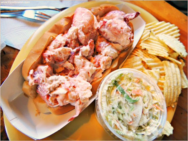 Lobster Roll en un Lobster Shack de Ogunquit, Maine