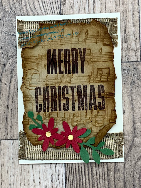 Merry Melody embossing folder, Stampin' Up!