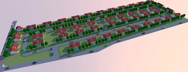 site plan rumah tinggal