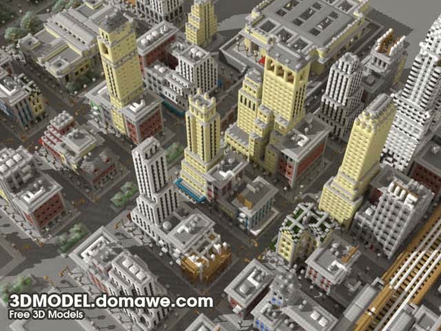 Domawenet New York City 3d Model Free - new york city 3d model free