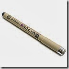 micron black pen 001