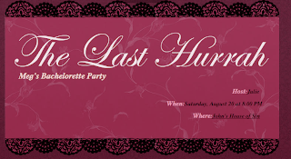 bachelorette party invite