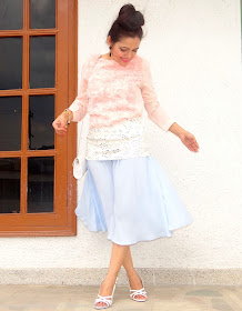 Gone with the wind- OOTD | How to style a pleated midi skirt, Front Row Shop, Outfit of the day, Indian Fashion blogger, Chamber of Beauty