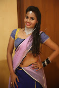 Neetha sizzling photo shoot in half saree-thumbnail-29