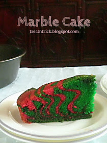 Marble Cake Recipe @ treatntrick.blogspot.com