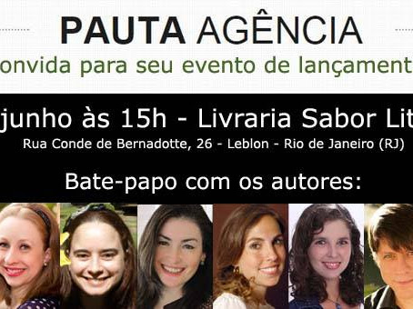 Pauta Agência: Bate-papo e sessão de autógrafos com vários autores no Rio de Janeiro