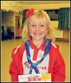 taking the Girl Guides Rainbow promise