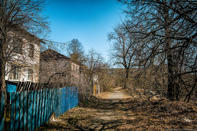 Тропа среди плодовых деревьев