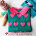 Sweater Korea Love Collar Tosca (Baju Rajut Tebal)
