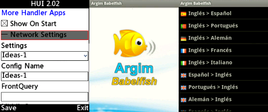 Argim babelfish 1.0.6 HandlerUI202 perfil ideas e internet sin saldo - telcel