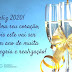 Mensagem de Feliz Ano Novo 2020 com Brinde