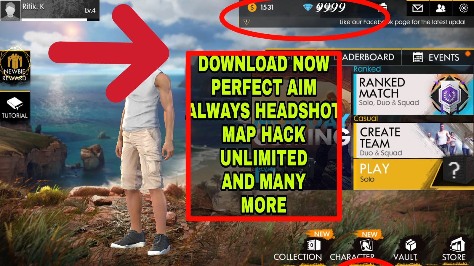 Garenafire.Net Free Fire Hack Mega Mod Apk