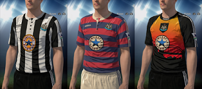 PES 2016 Classic Newcastle United 1996-97 Kit Pack by