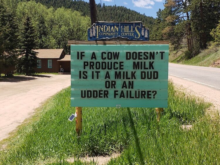 Hilarious Pun Dad Jokes On Community Road Signs