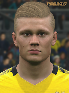 PES 2017 Faces Erling Haaland by Love01010100