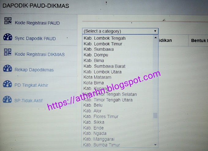 Pemutakhiran Dapodik PAUD & DIKMAS dan Penutupan NPSN