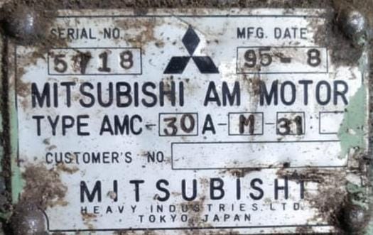 MITSUBISHI AM 30A-M-31 HYDRAULIC PUMP USED
