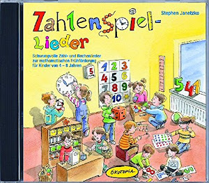 Zahlenspiel-Lieder (CD): Schwungvolle Zähl und Rechenlieder zur mathematischen Frühförderung für Kinder von 4 - 8 Jahren (Ökotopia Mit-Spiel-Lieder)