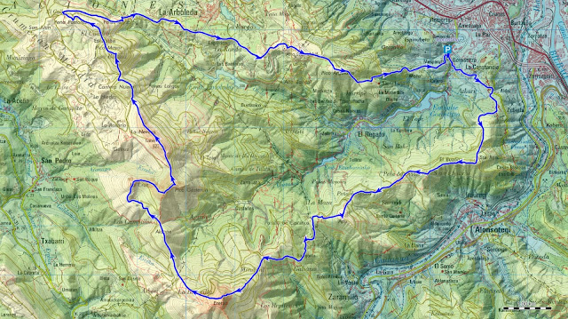 Mapa Ruta Montes de Triano