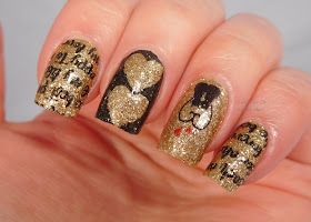 Incoco Dear Diary + Sweet On You Accent Nails