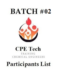 CPE Tech #2 Process Engineering Participants List