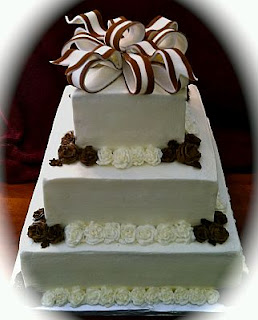 Wedding cakes in brown, part 2