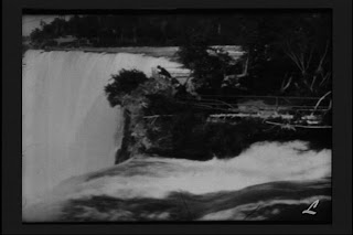 imaagine din filmul Niagara - orseshoe Falls, produs de fratii Lumière