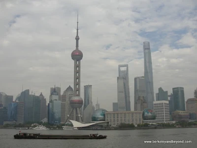 Bund waterfront skyline in Shanghai, China