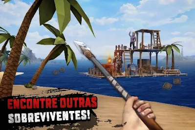 Raft Survival: Ocean Nomad Mod Apk Versão Recente (Dinheiro Infinito) 2