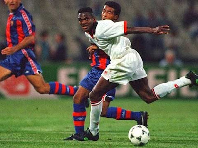 Marcel Desailly in Barcellona-Milan