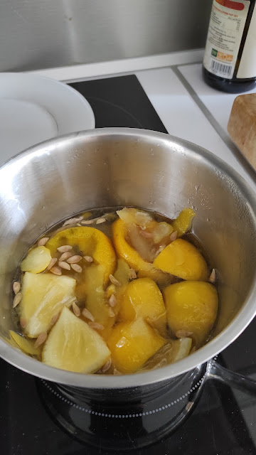 preparation sirop de citron