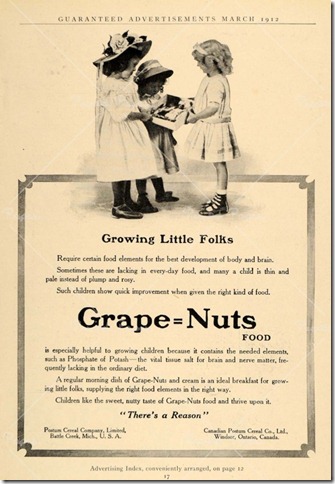 1912 grapenut ad