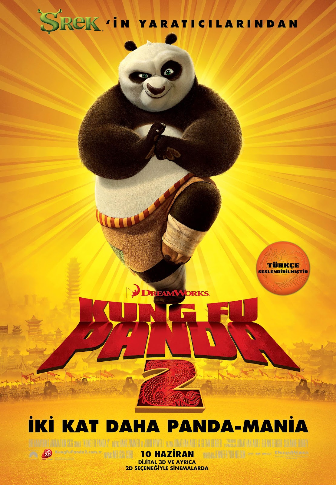 Kung Fu Panda 2 3D HD Poster Wallpapers ~ Cartoon Wallpapers